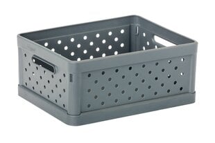 Компактный черный складной ящик предназначен для храненеия и перевозки, объем 3,3 л цена и информация | Ящики для вещей | kaup24.ee