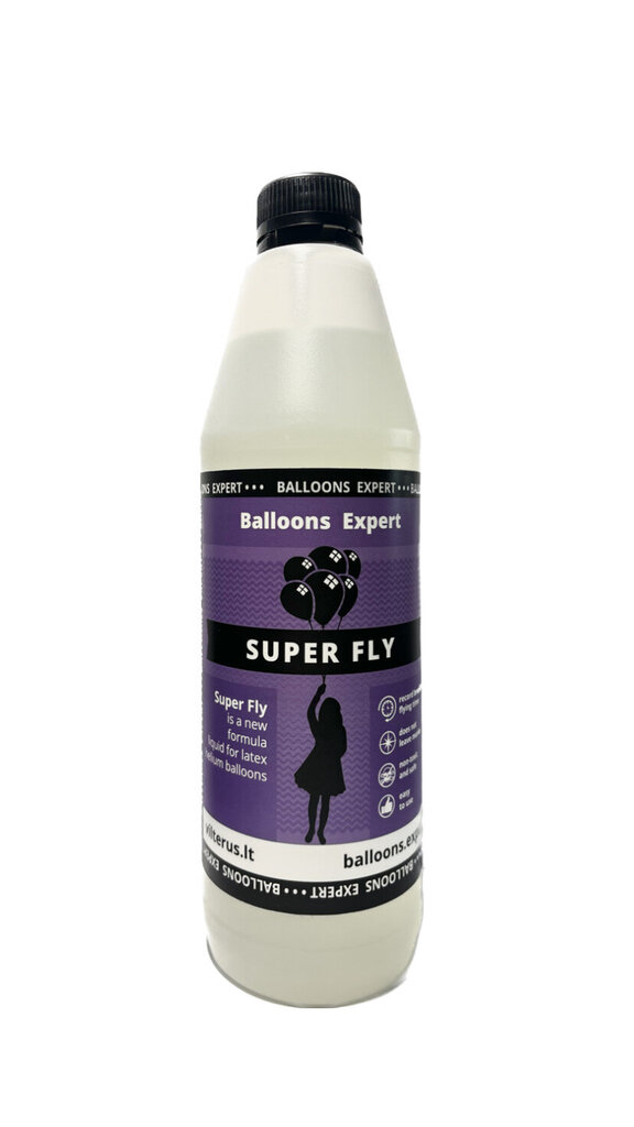 Heelium õhupallide liim Super Fly, 0,500 l hind ja info | Õhupallid | kaup24.ee