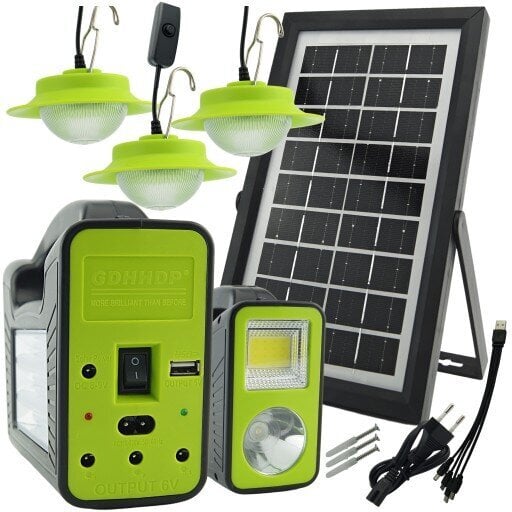 Mobiilne ellujäämiskomplekt päikesepaneeliga elektripank, 303x105x223mm цена и информация | Muu matkavarustus | kaup24.ee
