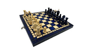 Royal синие шахматы, 28 x 28 см цена и информация | Настольные игры, головоломки | kaup24.ee