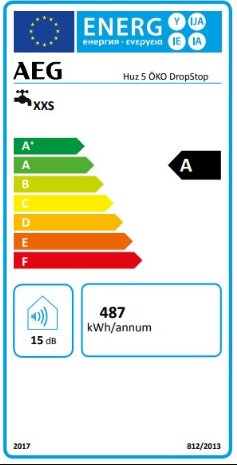 Boiler 5L AEG mittesurve all valamu all HUZ 5 Öko DropStop + Kolmekäiguline survevaba köögisegisti, kroom hind ja info | Boilerid | kaup24.ee