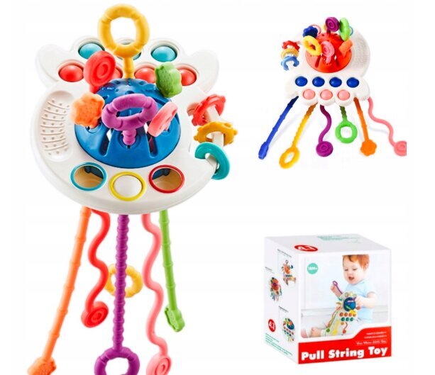 Laste multifunktsionaalne mänguasi Pull String Toy hind ja info | Imikute mänguasjad | kaup24.ee