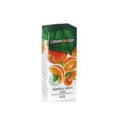 Apelsinimahl Elmenhorster, 100%, 0,2 l hind ja info | Mahlad, nektarid | kaup24.ee