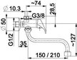 Boiler valamu kohal 5l ilma surveta õhuke Wahlbach OTS5 koos segistiga ülemine Biawar KFA HST цена и информация | Boilerid | kaup24.ee