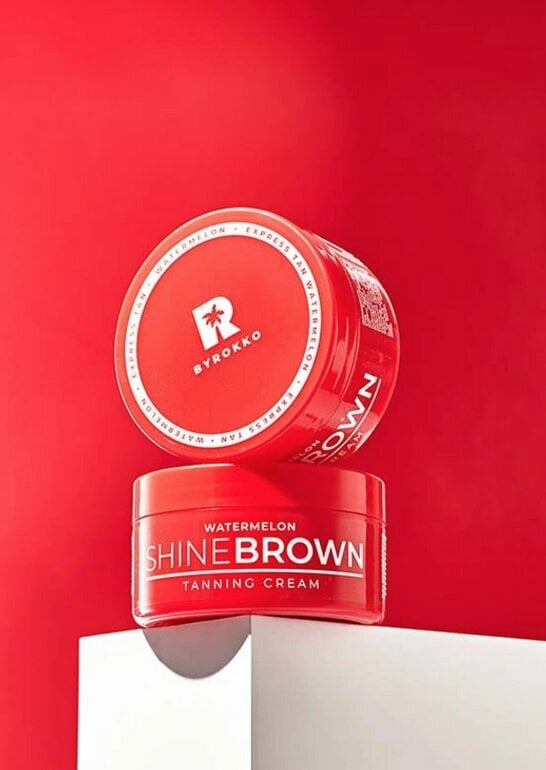 Byrokko Shine Brown Watermelon Cream ülikiiretoimeline pruunistav kreem, 200 ml hind ja info | Isepruunistavad kreemid | kaup24.ee