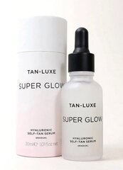 Tan-Luxe Super Glow hüaluroonne isepruunistav seerum, 30 ml hind ja info | Näoõlid, seerumid | kaup24.ee