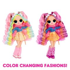 LOL Сюрприз OMG Sunshine Makeover Doll Doll - Bubblegum DJ - включает в себя изменение цвета ультрафиолетового цвета на солнце, множественные сюрпризы и сказочные аксессуары - отличный подарок для детей в возрасте 4 лет. цена и информация | MUST Металлическая бутылочка с Ярким рисунком (без BPA) (500ml) для мальчиков от 3+ лет Серая с Машинкой | kaup24.ee