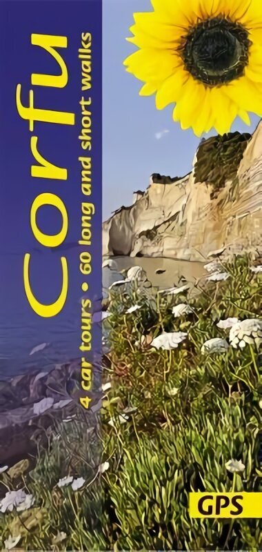 Corfu Sunflower Guide: 60 long and short walks with detailed maps and GPS; 4 car tours with pull-out map 8th Revised edition hind ja info | Reisiraamatud, reisijuhid | kaup24.ee