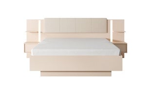 Кровать Dast 160x200 см, бежевая цена и информация | Кровати | kaup24.ee