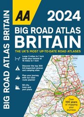 Big Road Atlas Britain 2024 hind ja info | Reisiraamatud, reisijuhid | kaup24.ee