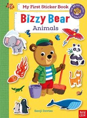 Bizzy Bear: My First Sticker Book Animals hind ja info | Väikelaste raamatud | kaup24.ee