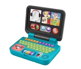 Ноутбук Fisher Price Let'S Connect цена и информация | Drewniana Wieża Piramida Kura Nakładanie Kolorowych Kwadratów LD-15 15276 | kaup24.ee