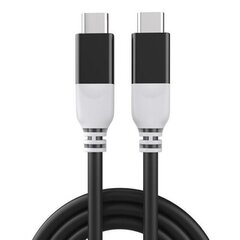 Кабель USB-C - USB-C, PD100W (черный, 3м) цена и информация | Кабели для телефонов | kaup24.ee