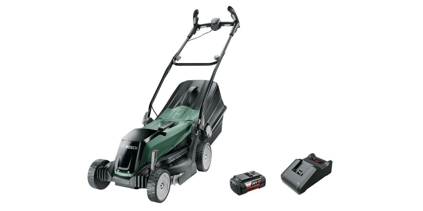 Bosch muruniiduk EasyRotak 36-550 36V akutoitel, 4.0Ah aku hind ja info | Muruniidukid | kaup24.ee