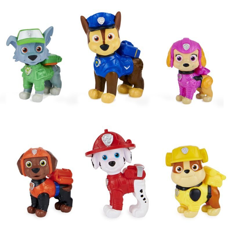 Paw Patrol mängukomplekt The Movie Pups Gift Pack hind ja info | Poiste mänguasjad | kaup24.ee