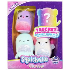 Pehmed mänguasjad Squishville Squishmallows Sparkle Squad, 4 tk. цена и информация | Мягкие игрушки | kaup24.ee