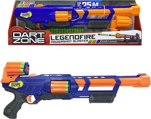 Пенный дротиковый пистолет Dart Zone Legendfire Powershot цена и информация | Игрушки для мальчиков | kaup24.ee