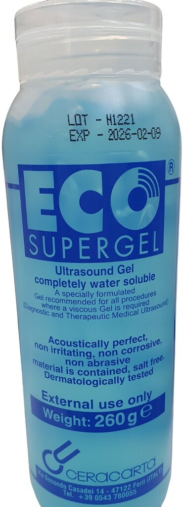 Ultraheli geel Angelsounds SuperGel Eco, 260ml hind ja info | Tervishoiutooted | kaup24.ee
