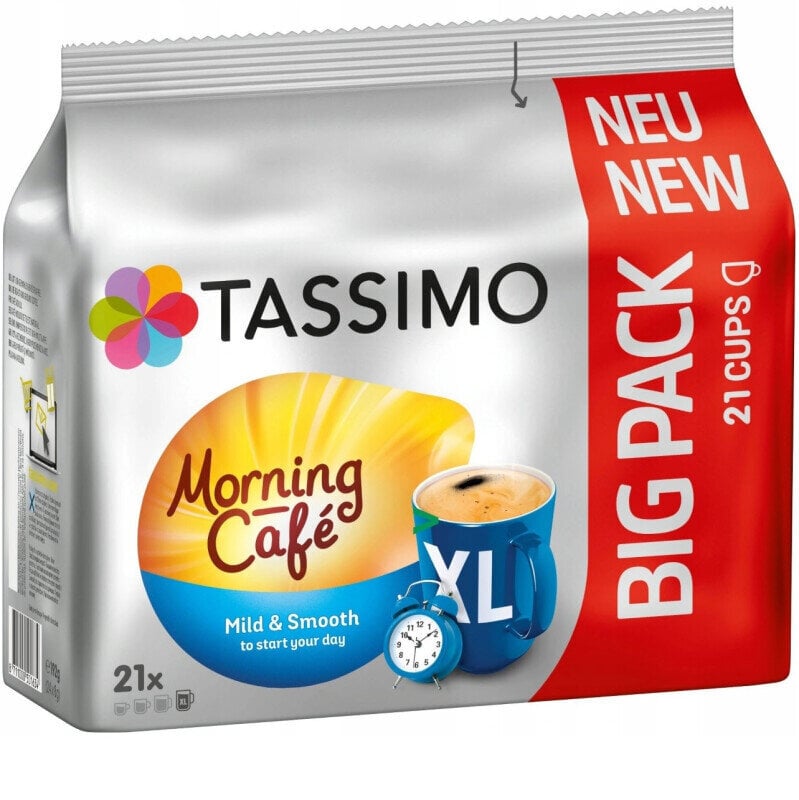 Tassimo kohvikapslid Morning Cafe XL Mild & Smooth, 21tk цена и информация | Kohv, kakao | kaup24.ee