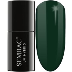 Kauapüsiv hübriidlakk Semilac, 309 Pine Green, 7 ml цена и информация | Лаки для ногтей, укрепители для ногтей | kaup24.ee