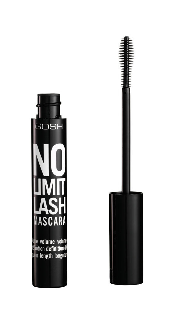 Ripsmeliim Gosh No Limit Lash Mascara 10 ml hind ja info | Ripsmetušid, lauvärvid, silmapliiatsid, seerumid | kaup24.ee