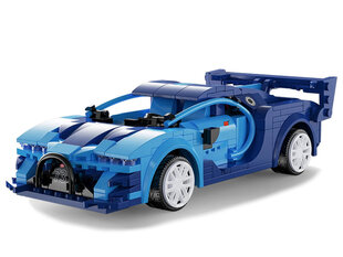 Гоночный автомобиль синий R/C 325 деталей, CaDA цена и информация | Развивающий мелкую моторику - кинетический песок KeyCraft NV215 (80 г) детям от 3+ лет, бежевый | kaup24.ee