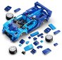 Race Car Blue R/C 325 osad, CaDA hind ja info | Poiste mänguasjad | kaup24.ee