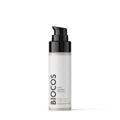 Тонированный BB03 увлажняющий крем для лица BIOCOS, самый темный оттенок для смуглой кожи, 30 мл цена и информация | Кремы для лица | kaup24.ee