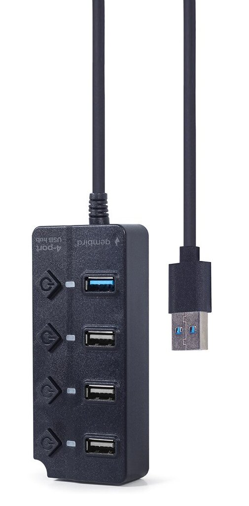 Gembird UHB-U3P1U2P3P-01 цена и информация | USB jagajad, adapterid | kaup24.ee