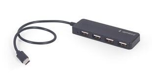 Gembird UHB-CM-U2P4-01 цена и информация | Адаптеры и USB-hub | kaup24.ee