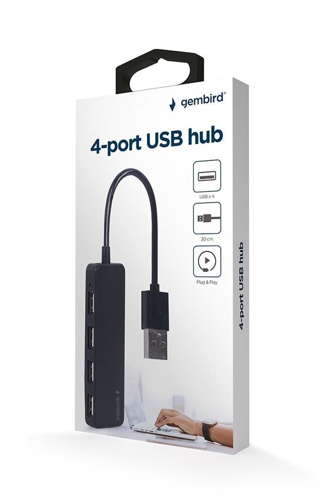 Gembird UHB-U2P4-06 цена и информация | USB jagajad, adapterid | kaup24.ee