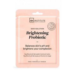 Маска для лица IDC Institute Skin Solution Brightening Probiotic цена и информация | Маски для лица, патчи для глаз | kaup24.ee