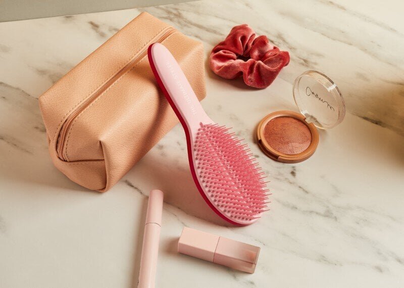 Pusakamm Tangle Teezer The New Ultimate Roosa цена и информация | Juukseharjad, kammid, juuksuri käärid | kaup24.ee