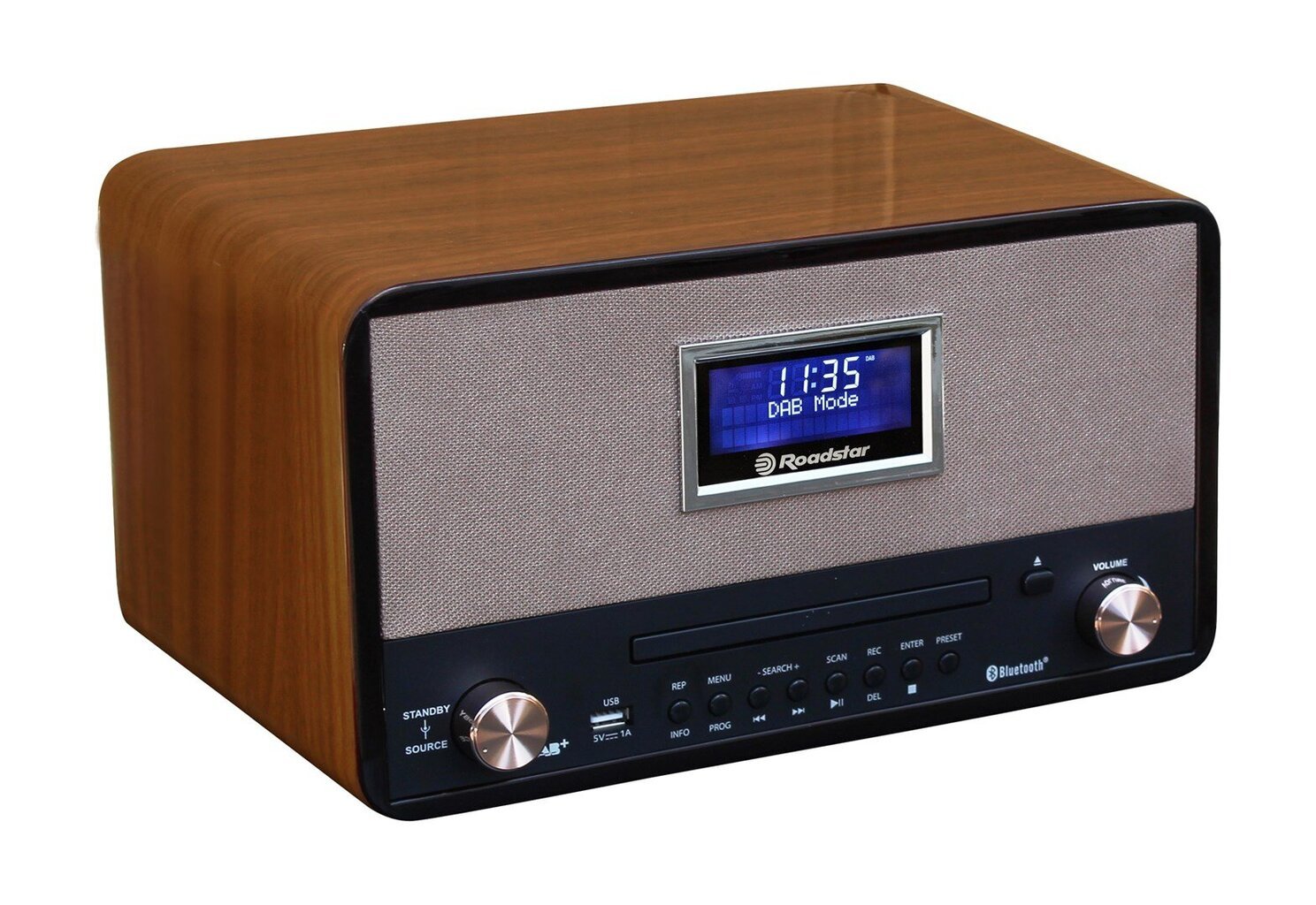 Raadio Roadstar HRA1782DBT Personal Digital Wood hind ja info | Raadiod, magnetoolad | kaup24.ee