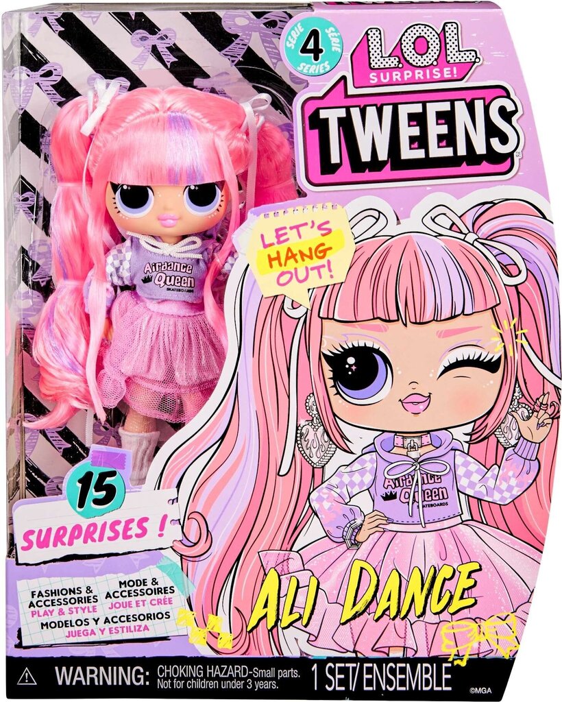 Nukk MGA LOL Surprise Tweens Ali Dance + 15 tarvikut hind ja info | Tüdrukute mänguasjad | kaup24.ee