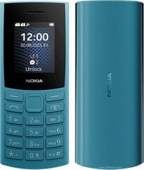 Nokia 105 Dual SIM Cyan (2023) цена и информация | Мобильные телефоны | kaup24.ee