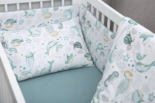 Voodipesu komplekt Babymam, 90 x 120 cm, sinine цена и информация | Детское постельное бельё | kaup24.ee