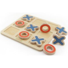 Деревянная игра Крестики-нолики цена и информация | Развивающие игрушки и игры | kaup24.ee