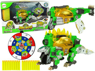 Trafo dinosaurus Dinobotid 2in1 pildistamisfunktsiooniga, roheline hind ja info | Poiste mänguasjad | kaup24.ee