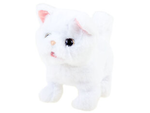 Интерактивный плюшевый котенок, белый цена и информация | Мягкие игрушки | kaup24.ee