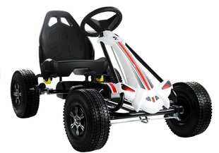 Педальный картинг белый Go-Cart Monster цена и информация | Игрушки для мальчиков | kaup24.ee