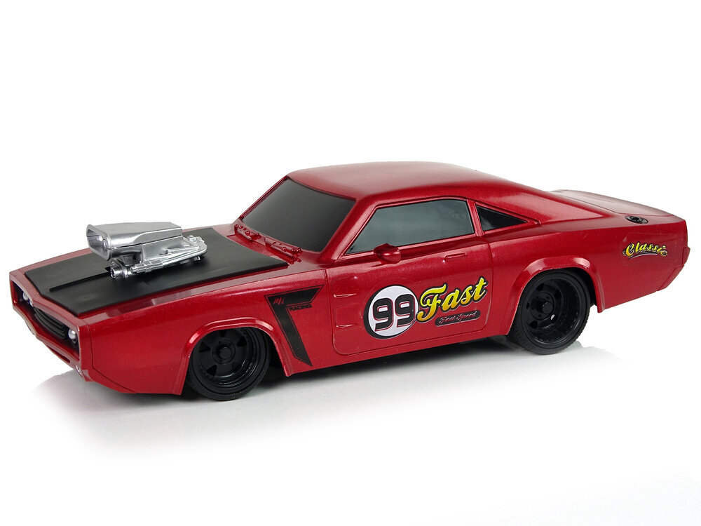 RC sportauto Muscle Car 1:20, punane цена и информация | Poiste mänguasjad | kaup24.ee