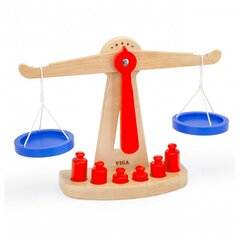 Игрушечные деревянные весы Viga Toys цена и информация | Развивающие игрушки | kaup24.ee