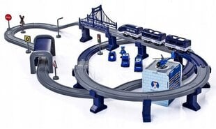 Набор поездов - Полицейский город, 92 шт. цена и информация | Игрушки для мальчиков | kaup24.ee