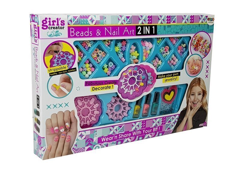 Käevõru meisterdamine ja maniküüri komplekt tüdrukutele hind ja info | Tüdrukute mänguasjad | kaup24.ee