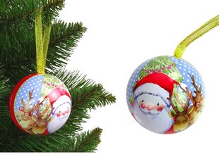 Рождественское украшение - открывающаяся металлическая подвеска в виде елки, подарочная коробка цена и информация | Декорации | kaup24.ee