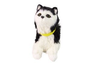 Интерактивный плюшевый котенок, белый/черный цена и информация | Мягкие игрушки | kaup24.ee
