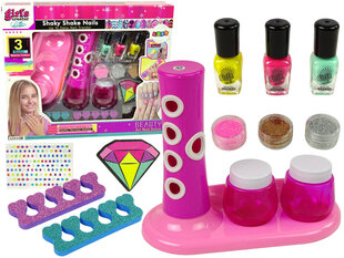 Maniküüri komplekt koos glitterdosaatoriga hind ja info | Tüdrukute mänguasjad | kaup24.ee