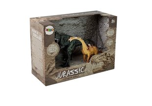 Dinosauruse figuuride komplekt Lean Toys, 2 tk hind ja info | Poiste mänguasjad | kaup24.ee