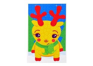 Цветная мозаика "Сделай сам", рождественский олень цена и информация | Развивающие игрушки и игры | kaup24.ee